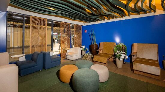 Com investimento de R$ 4 milh&otilde;es, a Sala VIP da Quero Passagem possui 150 m²