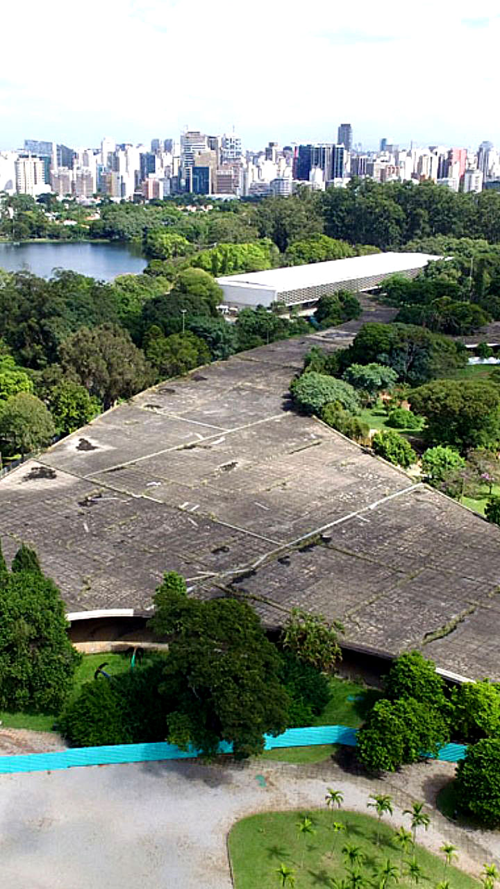 Marquise do Ibirapuera interditado 