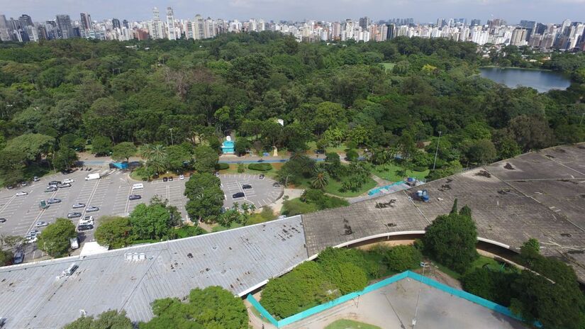 Vista aérea do Parque ibirapuera