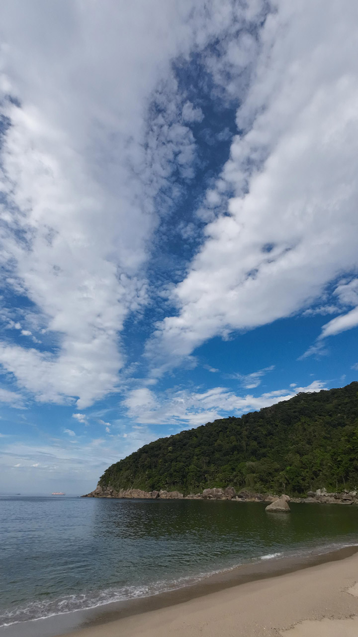 Praia Saco do Major, Guarujá