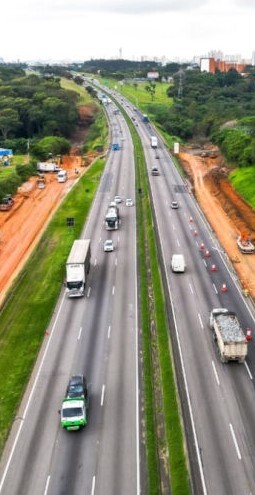 Algumas das rodovias estão apenas em território paulista; outras, atravessam estados diferentes