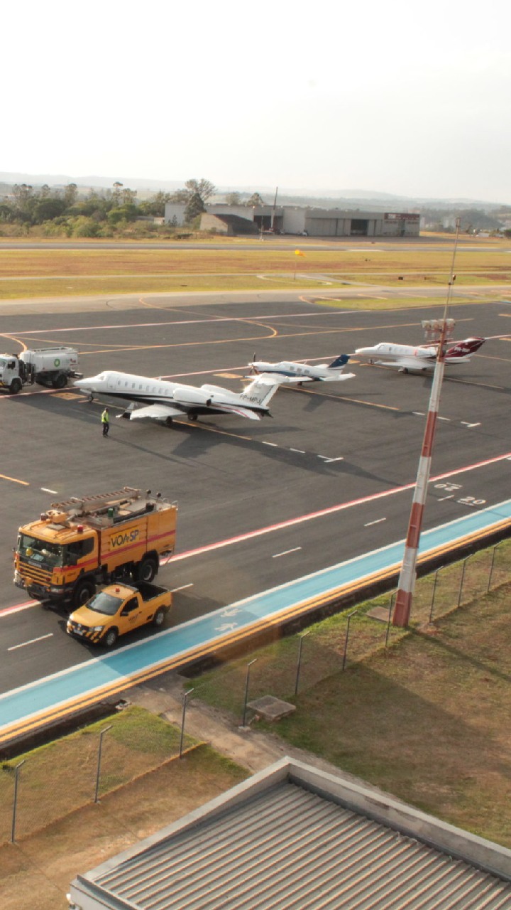 Aeroporto Comandante Rolim Adolfo Amaro, em Jundiaí, a cerca de 65 quilômetros da Capital, ganhou um novo terminal de embarque de passageiros.