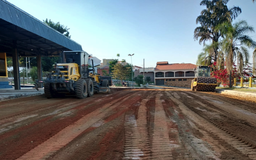 Obra de reforma da rodoviária de Porto Feliz. Fotos: Divulgação/PMPF