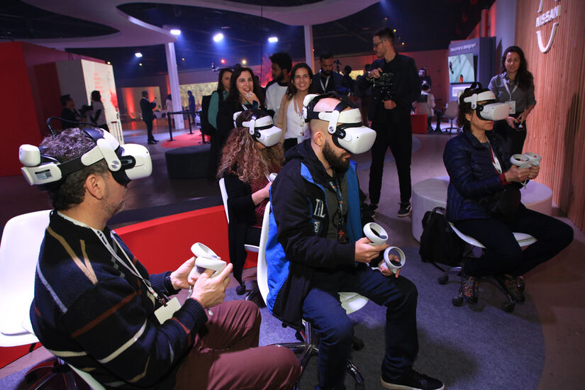 Experiências de Realidade Virtual no Nissan Innovation Week - Foto: Divulgação