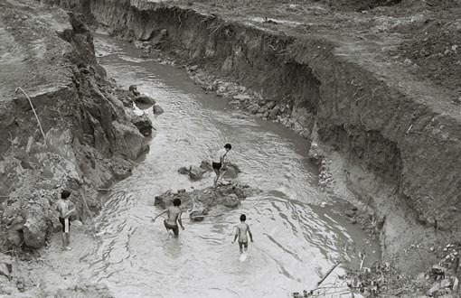 Rio Aricanduva, em 1986 - Foto: Arquivo Público Municipal