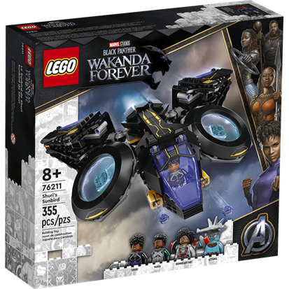 Pantera Negra Wakanda Forever: Nave Pássaro De Sol De Shuri 355 Peças (LEGO): Submarino - R$ 599,90