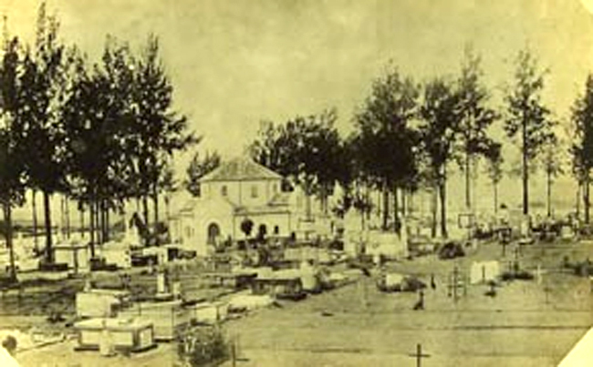 Cemitério da Consolação, em 1898 - Foto: Coleção MCSP DPH SMC PMSP