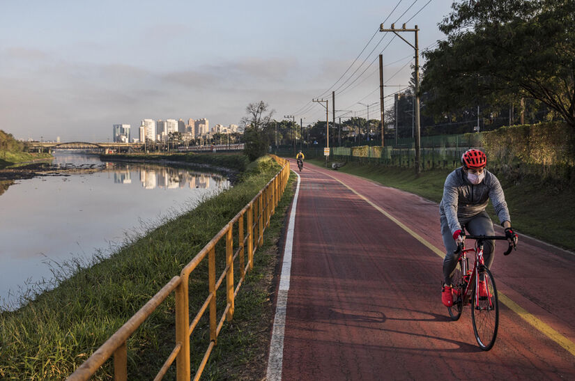 Ciclovia Rio Pinheiros - Foto: Eduardo Knapp/Folhapress