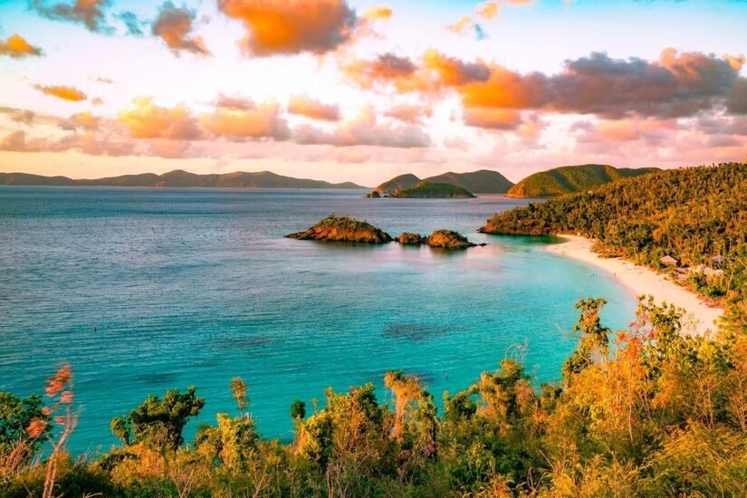 3. Trunk Bay Beach - Virgin Islands National Park, St. John

