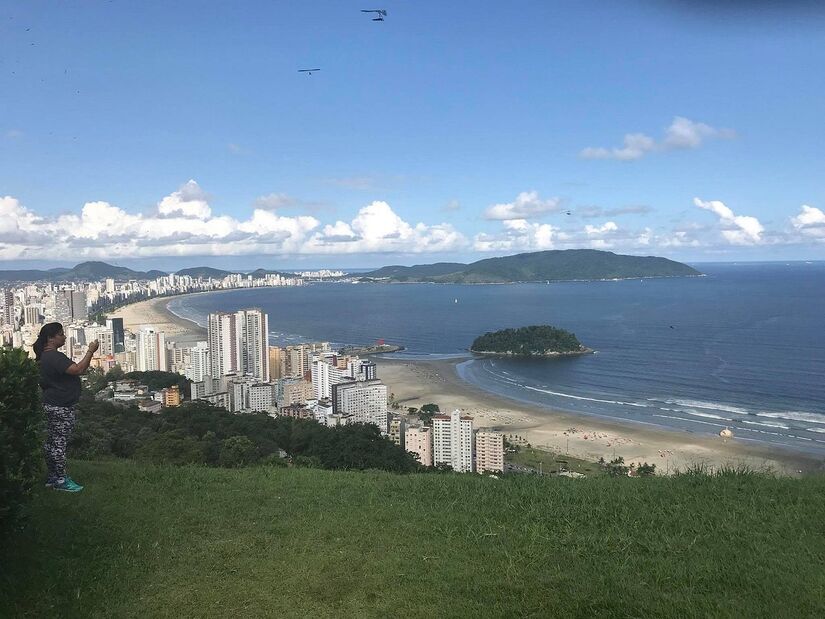 Morro da Asa Delta, São Vicente (Divulgação)