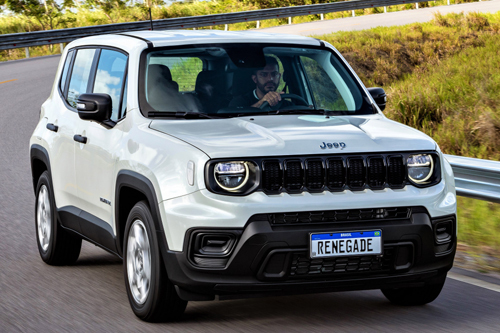 A nova variante do Jeep Renegade é equipada com o motor T270 utilizado no Compass e no Commander e em versões mais caras dos Fiat Pulse, Fastback e Toro - Fotos: Divulgação