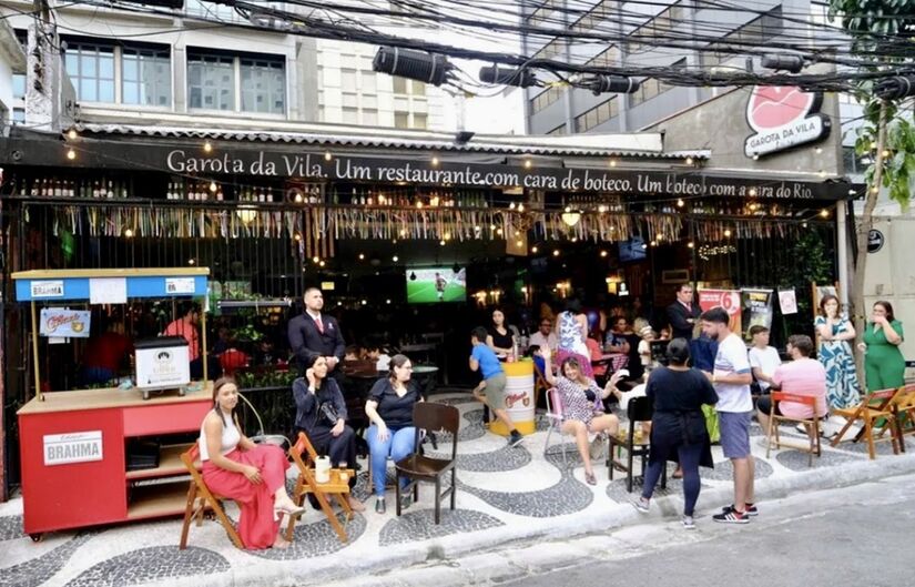 Bar Garota da Vila, localizado na rua Júlio Diniz, número 82, na Vila Olímpia
Foto: Reprodução
