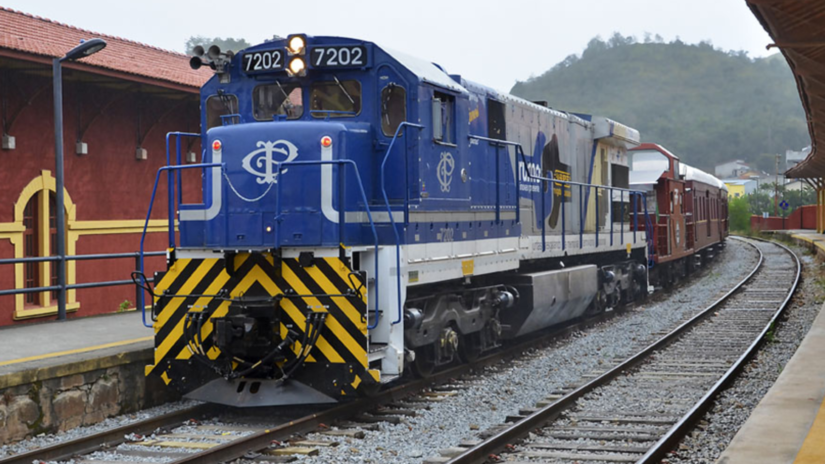 A cidade de Guararema também conta com um passeio de trem / Foto: Divulgação ABPF