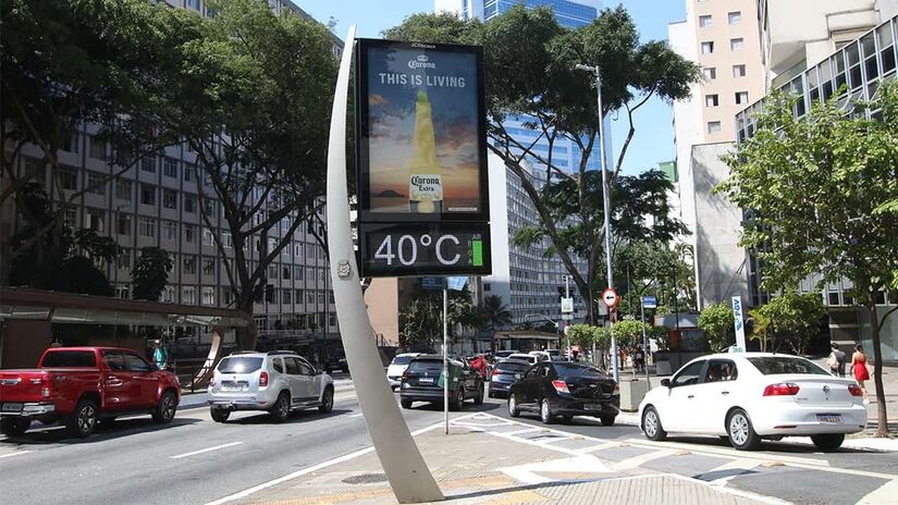 São Paulo também sofre com o calor/Rovena Rosa/Agência Brasil