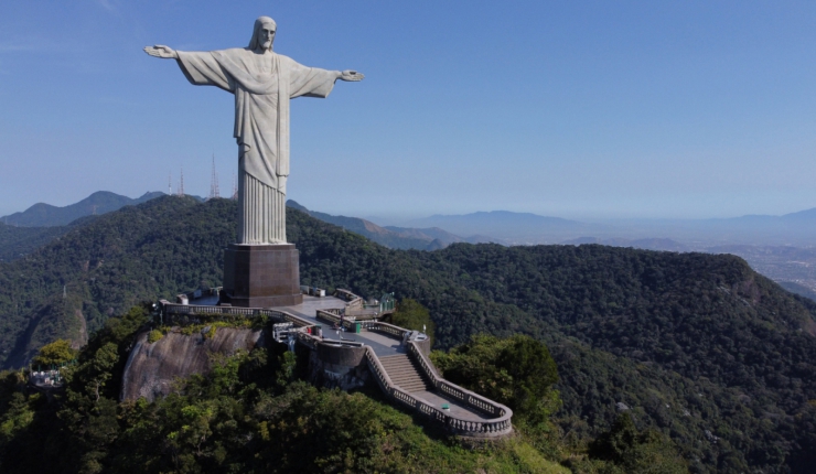 Cristo Redentor, no Rio de Janeiro/Alexandre Brum/Enquadrar/Folhapress