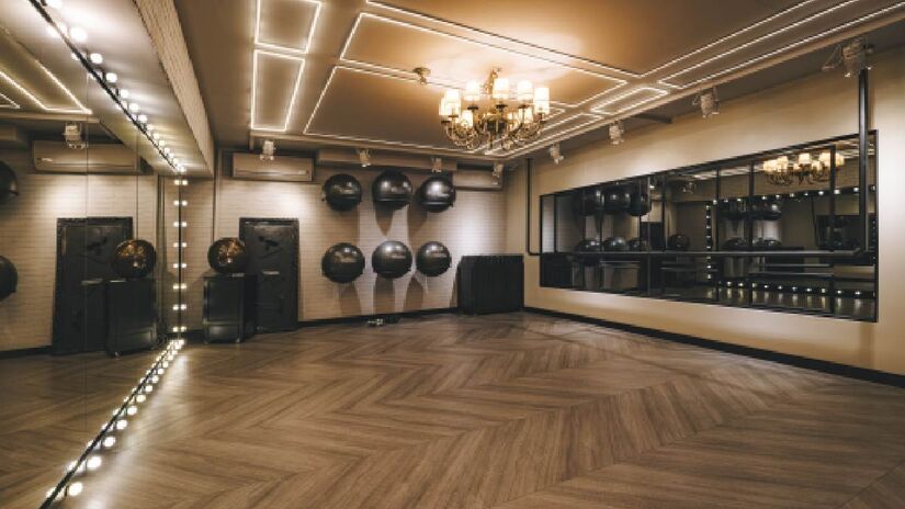 Les Cinq Gym tem espaço até para ballet/ Foto: Divulgação