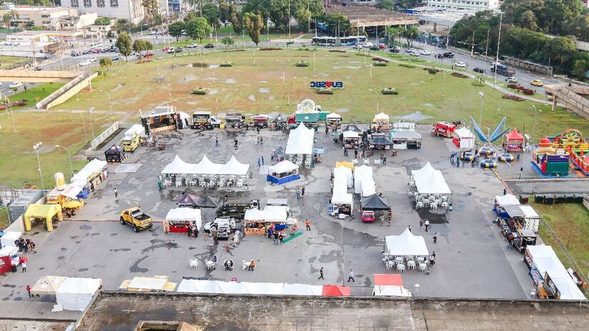 Esplanada do Paço Municipal recebe eventos e festivais durante todo o ano
Foto: Gabriel Inamine/PMSBC