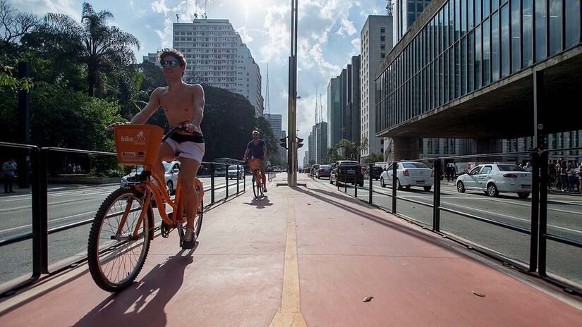 Região central e zona Oeste concentram a malha cicloviária da Capital - Foto Marcelo Camargo/ Agência Brasil