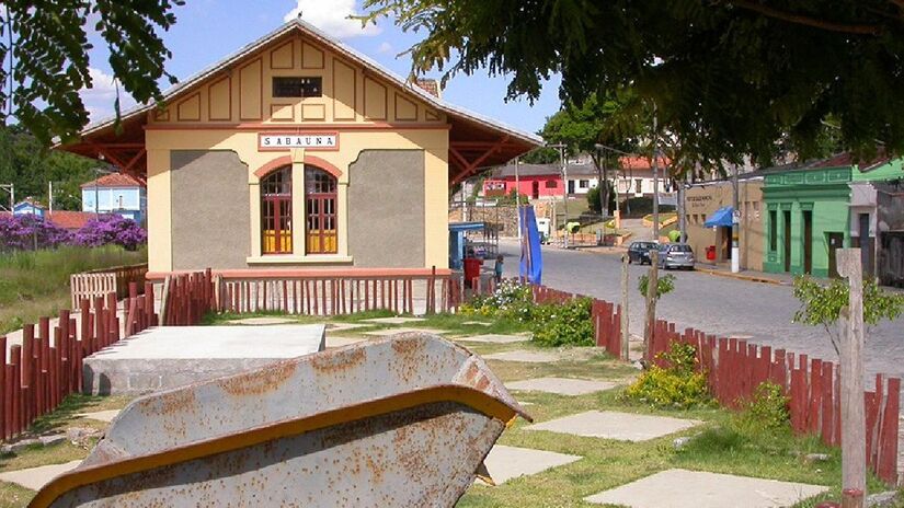 Estação Ferroviária de Sabaúna, em Mogi das Cruzes. / Foto: Divulgação/Prefeitura de Mogi das Cruzes