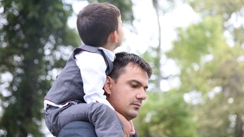 "O homem mais incrível que eu conheço. Meu herói, minha vida, meu pai".