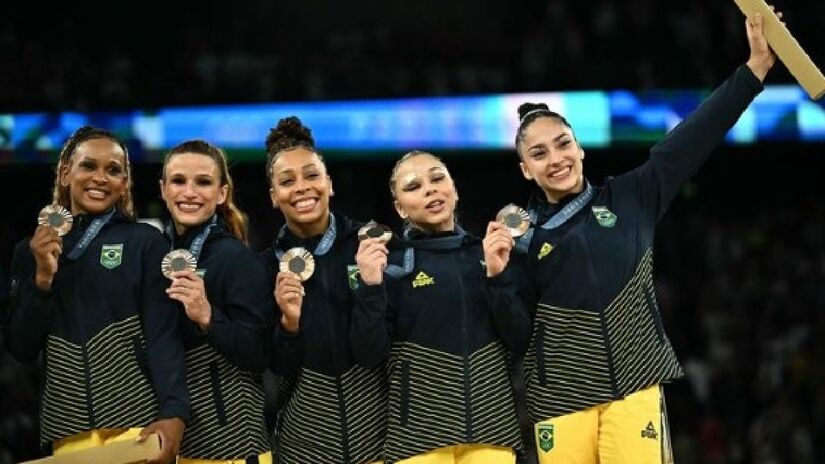 Ginástica brasileira atingiu sua melhor marca na edição de Paris 2024
/Reprodução