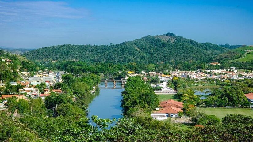 Cidade de Guararema visto de cima. / Foto: Divulgação/Tripadvisor