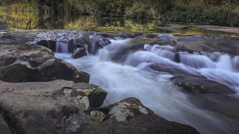 Salto de Biguá, em Miracatu. / Foto: Sidnei Mariano