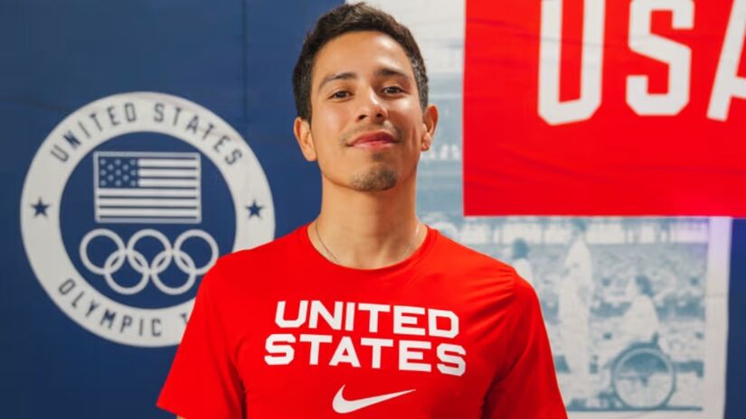 Um dos favoritos para disputar por medalha na categoria masculina é o norte-americano Victor Montalvo, atual campeão mundial. / Foto: Divulgação/Team USA