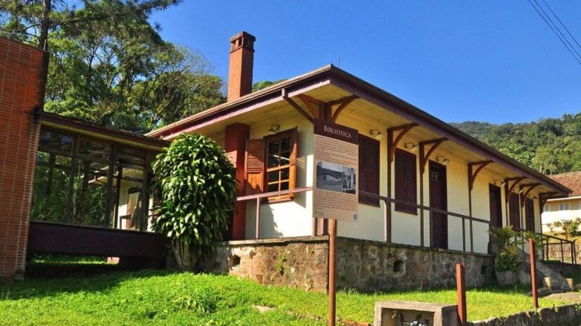 Biblioteca da cidade de Paranapiacaba / Foto: (Prefeitura de Santo André/Divulgação)