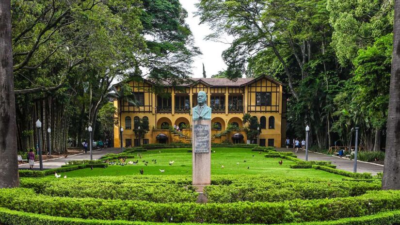 O Parque da Água Branca abriga o Fundo Social de São Paulo, (antigo Fundo de Assistência Social do Palácio do Governo). A sede do Fundo funcionava em um palacete antigo da avenida Rio Branco, em Campos Elísios, em frente ao Palácio dos Campos Elísios, o antigo palácio do governo paulista. / Foto: Divulgação/Prefeitura de São Paulo