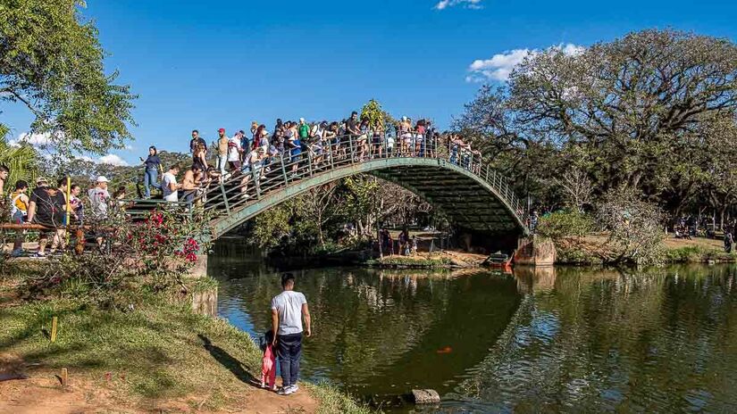 O Parque Ibirapuera costuma lotar aos finais de semana - Foto: Rodrigo Pivas / GSP