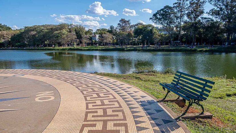 O Parque Ibirapuera conta com uma área de 158 hectares - Foto: Rodrigo Pivas / GSP