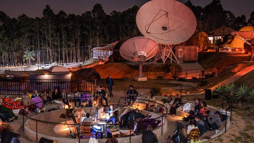 O Observatório Municipal Jean Nicolini também é uma opção para quem deseja realizar observações de astros. O espaço foi inaugurado em 1977 como o primeiro observatório municipal do país. Na época, era chamado de Estação Astronômica de Campinas. Foto: Divulgação