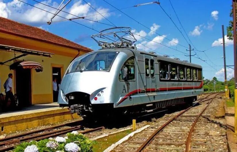 Passeio de trem em Pindamonhangaba (Foto: Christian Zichelli/Divulgação)