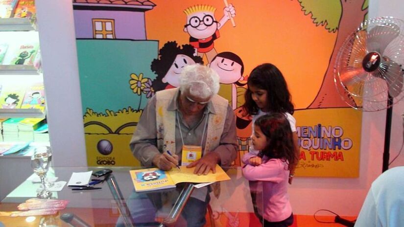 Em vida, Ziraldo participou de diversas edições da Bienal do Livro de São Paulo. Foto: OS2Warp/Wikimedia Commons 