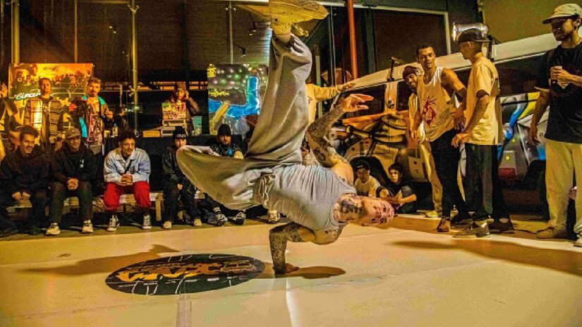 Haverá também um workshop gratuito de Breaking com o B-boy Boca
Reprodução/Coletivo Noroest