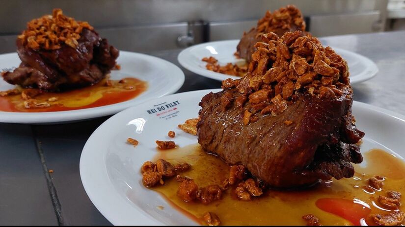 5) E para encerrar a lista, o restaurante Rei do Filet foi fundado em 1914 no Centro de SP. Atualmente, o estabelecimento carrega o título de melhor filé mignon da cidade. Foto: Divulgação/Instagram