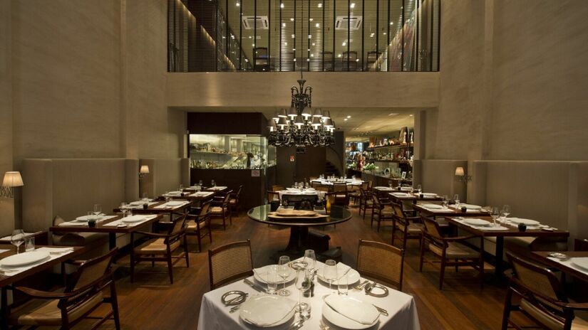 O restaurante DOM foi aberto em 1999, no coração dos Jardins e é conhecido como um dos 4 restaurantes brasileiros entre os 100 melhores do mundo pelo ranking The World's 50 Best Restaurants, publicado pela revista britânica Restaurant. O estabelecimento comandado por Alex Atala possui uma forte característica pela releitura de pratos tradicionais com ingredientes inovadores. Foto: Divulgação