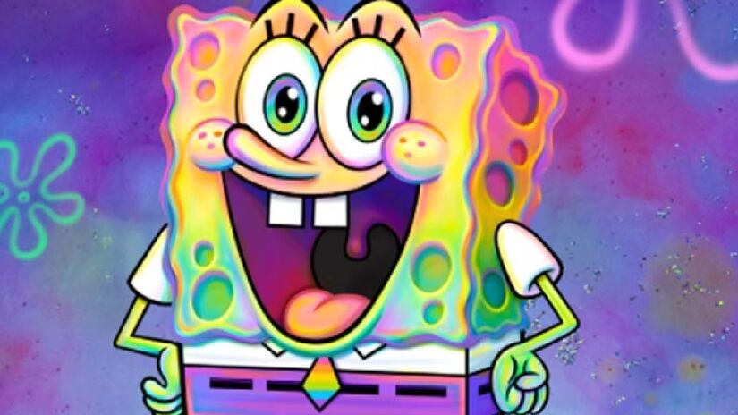 Mais recentemente, em 2020, a própria emissora que transmite e produz o desenho, Nickelodeon, confirmou que Bob Esponja é um personagem pertencente à comunidade LGBTQIAPN+. Entretanto, não foi confirmado pela emissora se o personagem seria homossexual ou assexual - (Reprodução/Nickelodeon)