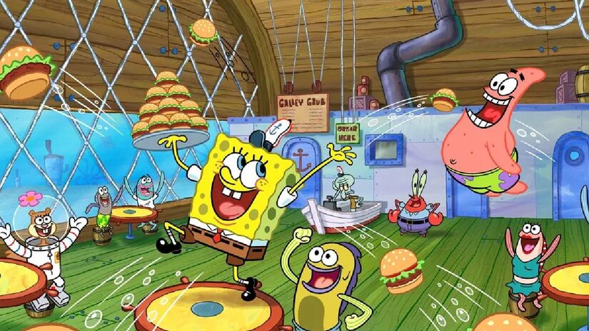 4. A personalidade do Bob Esponja foi inspirada em humoristas famosos - A personalidade do Bob Esponja tem grande inspiração na dos comediantes americanos Jerry Lewis e Pee-wee Herman - (Divulgação)