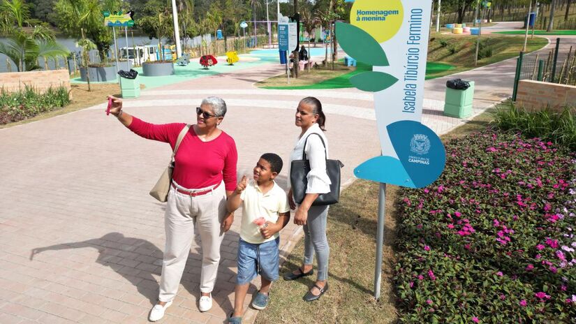 Espaço Taquaralzinho Isabela Tibúrcio Fermino é uma das atrações no Taquaral. Foto Carlos Bassan/Prefeitura de Campinas