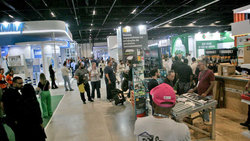 7&ordm; Congresso Latino-Americano de Steel Frame e Construção Industrializada ocorreu no Distrito Anhembi, em São Paulo. Foto: Thiago Neme/Gazeta S. Paulo