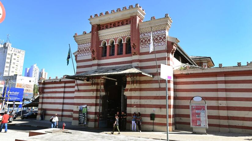 Mercado Municipal, chamado também de Mercadão, foi inaugurado em 1908. Foto: Carlos Bassan/Prefeitura de Campinas.