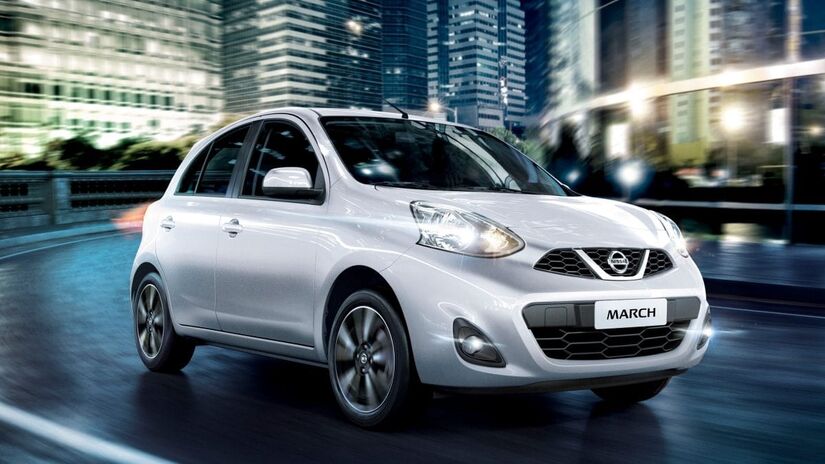 Nissan March é um tanque de guerra, inquebrável. Foto: Divulgação/Nissan