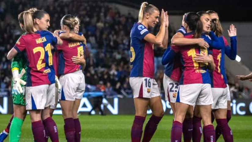 Barcelona é eleito o melhor time feminino.

/Foto: Reprodução/Redes sociais