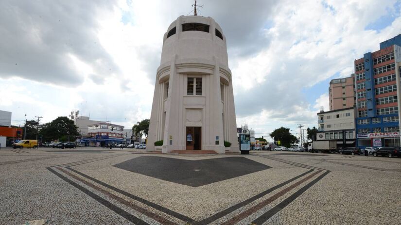 Antigo reservatório de água virou ponto turístico com vista 360° da cidade. Foto: Toninho Oliveira/Prefeitura de Campinas.