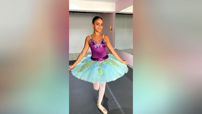 Ana Clara participou de uma audição do Summer Miami City Ballet, que fica em Miami, na Flórida, e ganhou bolsa de 30%.