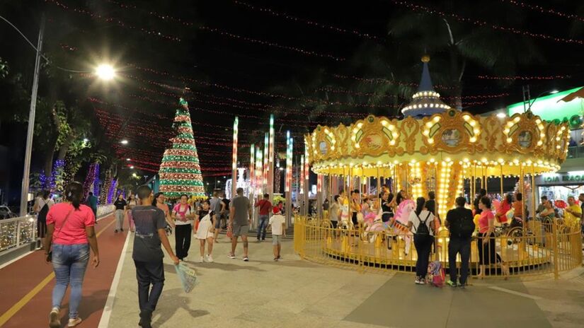 Árvore de Natal ficará exposta no Boulevard Central.

/Divulgação