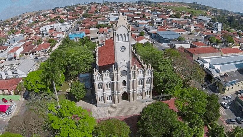 A Basílica de São Miguel do Arcanjo também é parte importante da cidade, mantendo as tradições religiosas do município do interior paulista - (Divulgação/Basílica São Miguel do Arcanjo)