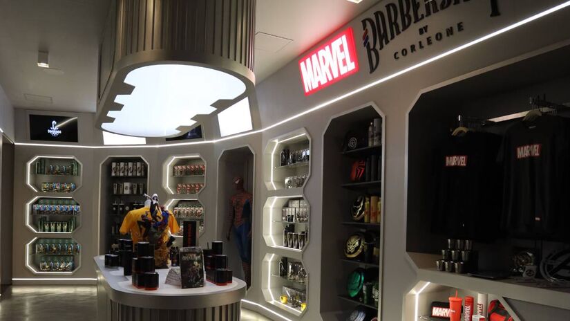 Loja oficial Marvel Store by Dream com produtos à venda. Foto: Divulgação